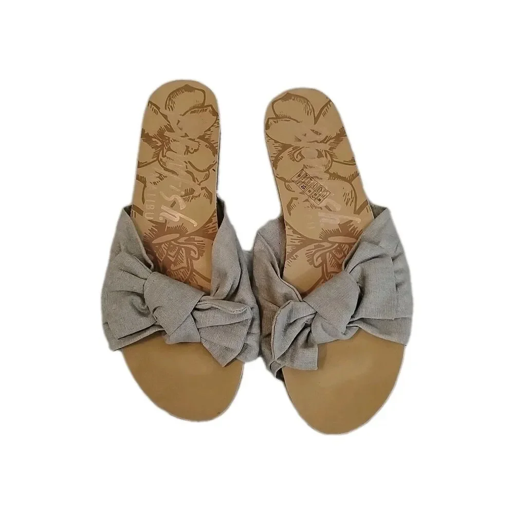 Blowfish Malibu Woman Slip-on Sandals Size 10 Flats Shoes